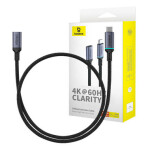 Baseus B0063370C111-00 High Definition Predlžovací kábel USB-C (M) - USB-C (F) 0.5m čierna (B0063370C111-00)