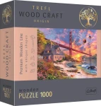 Trefl Wood Craft Origin - Puzzle - Západ slnka NAD Golden Gate