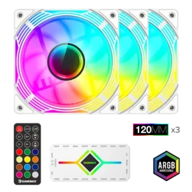 Gamemax KF300 biely / Ventilátor / Do PC skrine (KF300 WH)
