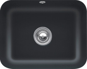 VILLEROY & BOCH VILLEROY & BOCH - Keramický drez Villeroy &amp; Boch podstavný Cisterna 60, 670601R7, Pure Black 670601R7