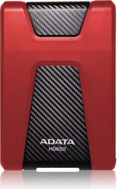 ADATA HD650 2TB červená / Externý HDD / 2.5 / USB 3.2 Gen 2 - (USB 3.1) (AHD650-2TU31-CRD)