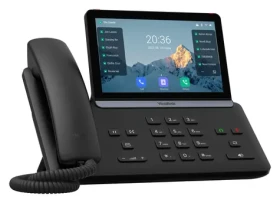 Yealink SIP-T88W čierna / VoIP telefón / SIP / PoE / 7" dotykový LCD / GigE / 16 SIP účtov / Wi-Fi 6 / BT (SIP-T88W)