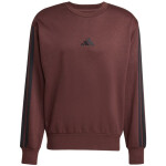 Pánska mikina adidas Essentials 3-Stripes Fleece brown JX0742 pánske oblečenie 2 XL