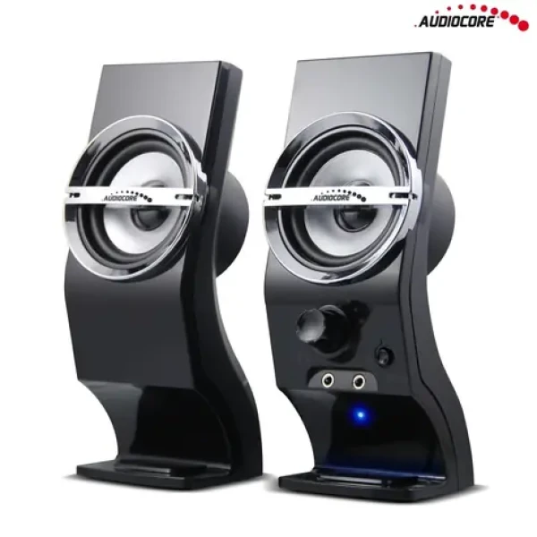 AC805 počítačové reproduktory čierna / Reproduktory 2.0 / 6W / USB (AC805)