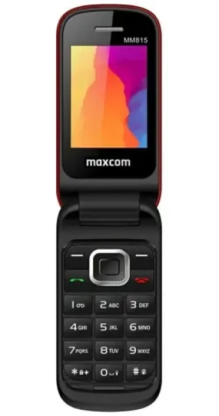 Maxcom MM815 červená / Výklopný telefón / 2,4 "/ Dual SIM / SOS tlačidlo / USB-C (MM815 CZER)