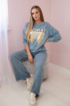 Bavlnený set Angel tepláky + nohavice denim UNI