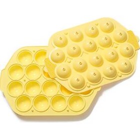 Silikónová forma na 18x cake pops žltá - Decora - Decora