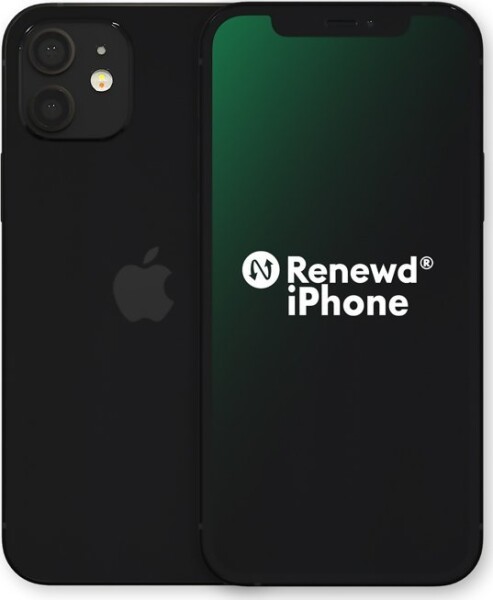 Apple MOBILE PHONE IPHONE 12 64GB/BLACK RND-P19164 APPLE RENEWD