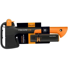 Fiskars 1020183 Set Sekera univerzálna X7 + ostrič Xsharp (1020183)