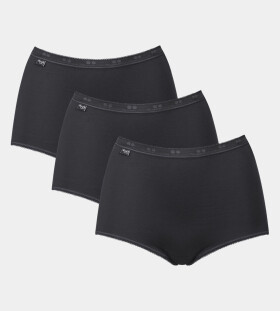 Dámske nohavičky Basic+ Maxi 3P - BLACK - black 0004 - SLOGGI BLACK 40