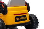 Mamido Mamido Detský elektrický nakladač CAR-26A žltý | 4x4 | RC 2.4Ghz | EKO koža | 12V10Ah