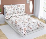 Obliečky bavlna 90/328 lososový kvet 140x200, 70x90