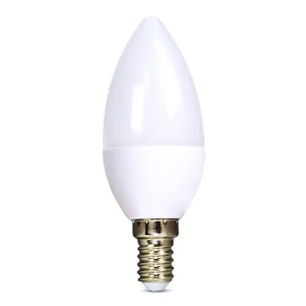 Solight WZ428 LED žiarovka sviečka 8W / E14 / 4000K / 720lm (8592718024147)