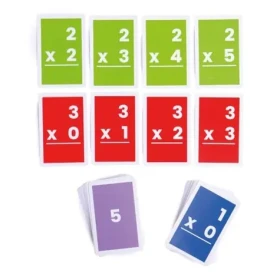 Bigjigs Toys Kartičky násobenie 1-6