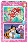 Educa Puzzle Disney princeznej: Ariel a Jazmína