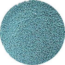 Cukrové perličky metalické tyrkysové 2 mm 80 g - I LOVE CAKES - I LOVE CAKES