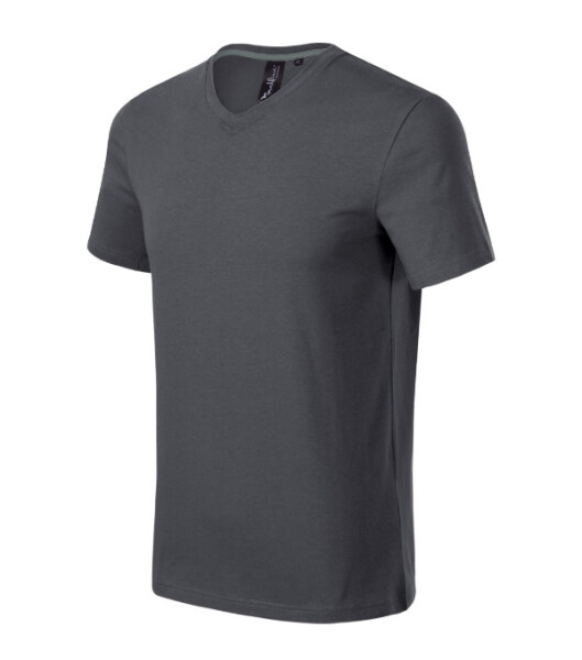 Tričko s výstrihom do V Action light anthracite L