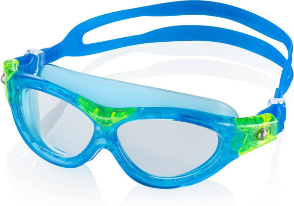 AQUA SPEED Plavecké okuliare Marin Kid Blue/Green Pattern 02 5-10 let