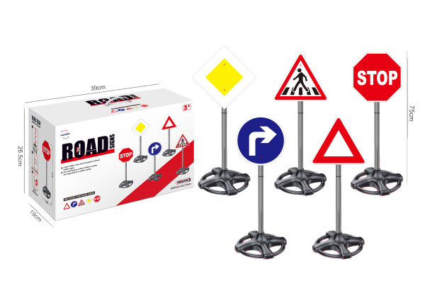 Mamido Mamido Detské dopravné značky 75 cm MT1214