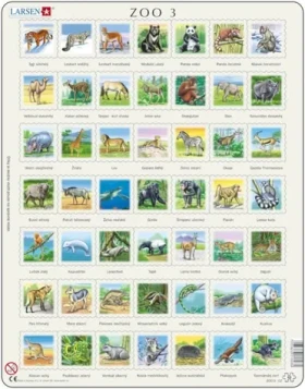 LARSEN Puzzle Zvieratá sveta (ZOO 3)