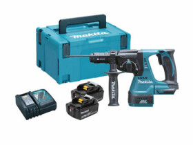 Makita DHR243RTJ / Aku Vŕtacie kladivo / 18V / 2x5.0Ah / Li-ion / 950 ot-min / 4700 príklepov-min / 2.0J (DHR243RTJ)