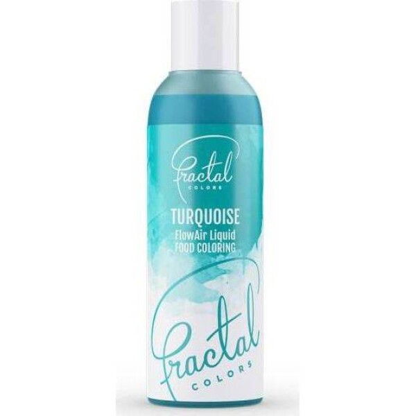 Airbrush farba kvapalná Fractal - Turquoise (100 ml) 6112 - dortis - dortis