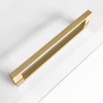 REA/S - Sprchovací kút City 90x90 Gold So sprchovou vaničkou Savoy black KPL-K6445