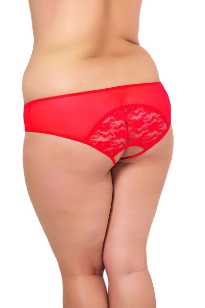Dámske erotické nohavičky 2466 Red - SoftLine XL červená