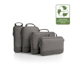 Cestovne organizery Heys Ecotex Compression Packing Cube 4 Pc Set Grey Stone
