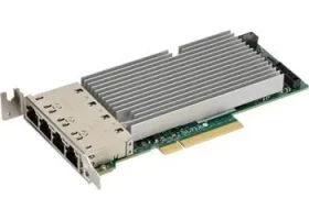 SuperMicro STG-i4T / Rozširujúca karta / PCIe Gen3 x8 (LP) / 4X 10GbE RJ45 / Intel XL710 + X557 (AOC-STG-I4T-O)