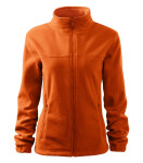 Bunda fleece dámska oranžová L