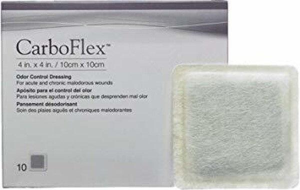 CARBOFLEX OBVAZ POHLCUJÚCI ZÁPACH 10x10cm 10 ks