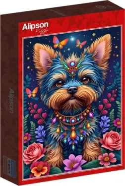 ALIPSON Puzzle Psík v ríši kvetín