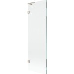 MEXEN/S - Lunar L vaňová zástena FIX 60 x 150, transparent, nikel kartáčovaný 897L-060-000-97-00