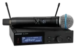 Shure SLXD24+E/B58-G65 / Bezdrôtový mikrofónny systém / Ručný vysielač / Kardioidný / 470-606 MHz / 24-bit (SLXD24+E/B58)