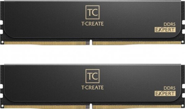 TeamGroup Team Group DDR5 - 32GB - 6400 - CL - 32 (2x 16 GB) dual kit, RAM (farba: Čierny, CTCED532G6400HC32ADC01, T-CREATE EXPERT)