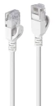Lindy Cat6a U/UTP Ultra Slim šedá / Patch kábel / RJ-45 / 1 m (47582)