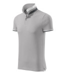 Polokošeľa Collar Up strieborná šedá 2XL