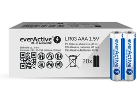 EverActive Alkalické batérie AAA 40ks (ALEV03S2BK)