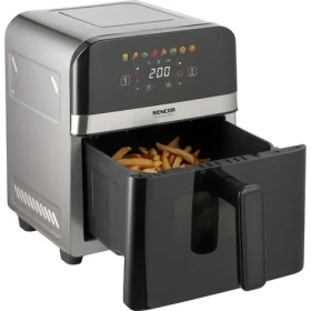 Sencor SFR 6800SS Inox / Teplovzdušná fritéza / Dual Heat / 6 l / 1700 W / 40-200 °C