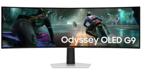 49" Samsung G91Sd strieborná / Monitor / OLED / 5120 x 1440 / 32:9 / 144Hz / DisplayHDR 400 True Black (LS49DG912SUXEN)