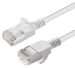 MicroConnect CAT6A U-FTP SLIM 10m biela / Patch kábel / LSZH (V-FTP6A10W-SLIM)