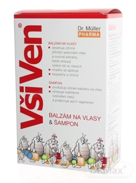 DR. MÜLLER VšiVen sada 150 ml šampón + 150 ml balzam + hrebeň