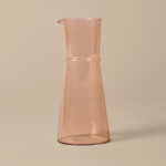 Ferm Living Sklenená karafa Boya Blush 1,35 l
