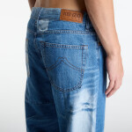Kalhoty KENZO Patchwork Straight Fit Jeans In Japanese Denim Stone Bleached Blue Denim 33