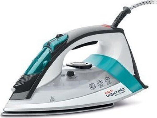 Polti Iron PLEU0251 Vaporella Quick & Comfort QC110 Steam Iron, 2200 W, Water tank capacity 300 ml, Continuous steam 30 g/min, White/Blue/Black