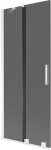 MEXEN/S - Velar dvojkrídlová posuvná vaňová zástena 85 x 150, grafit, biela 896-085-000-41-20