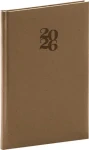 NOTIQUE Týždenný diár Essenza 2026, oriešok, 15 x 21 cm (PGD-TA5ES-6004)