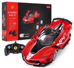 Mamido Diaľkovo ovládané auto rc s ovládačom Rastar Ferrari FXX-K v mierke 1:18