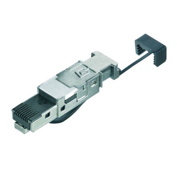 Weidmüller IE-PS-RJ45-FH-BK-P dátový zástrčkový konektor pre senzory - aktory, 1132060000, 10 ks; 1132060000
